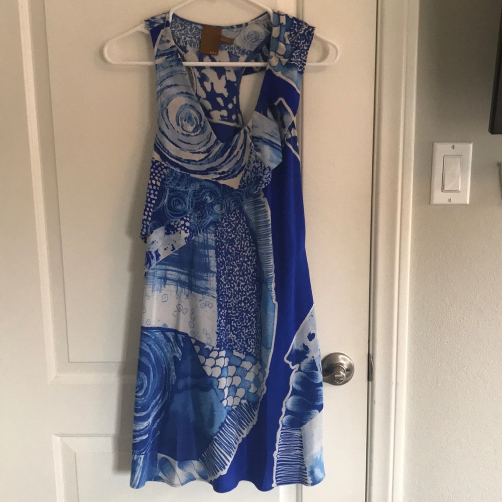 Ali Ro Blue Racerback Dress